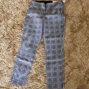 Plaid dress pants